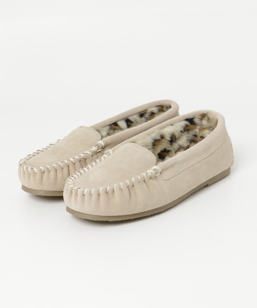 Minnetonka（ミネトンカ）の「MINNETONKA　KAY VENETIAN LEOPARD（その他シューズ・レディース・グレー/ベージュ/ブラック・8/6/7）」の4枚目の写真