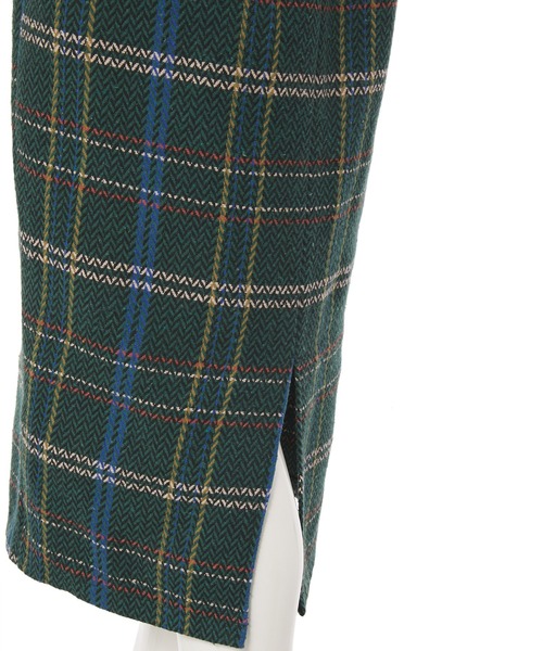 fifth(フィフス)の「チェックタイトロングスカート(スカート・レディース・オレンジ/グリーン・MEDIUM)」の7枚目の写真