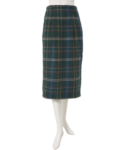 fifth(フィフス)の「チェックタイトロングスカート(スカート・レディース・オレンジ/グリーン・MEDIUM)」の9枚目の写真