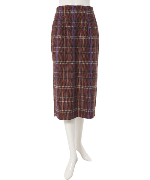 fifth(フィフス)の「チェックタイトロングスカート(スカート・レディース・オレンジ/グリーン・MEDIUM)」の10枚目の写真