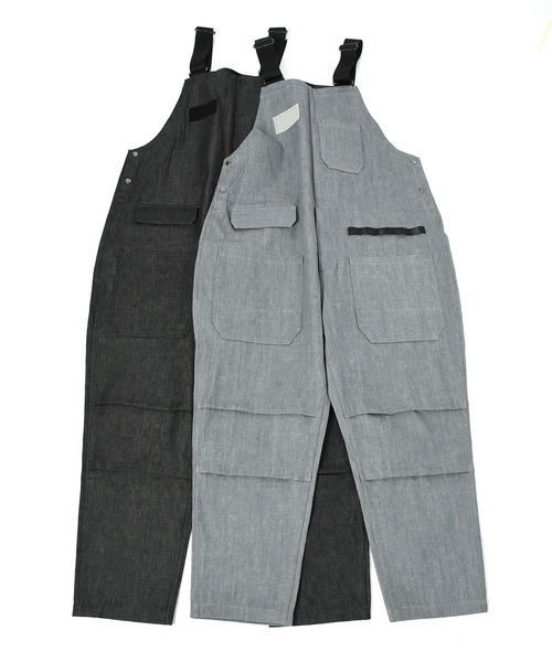 makerhood（メーカーフッド）の「【TRUNKZERO×makerhood】TZ ミリタリーサロペット（サロペット/オーバーオール・メンズ・ブラック/グレー・MEDIUM/LARGE）」の22枚目の写真