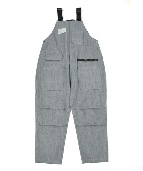 makerhood（メーカーフッド）の「【TRUNKZERO×makerhood】TZ ミリタリーサロペット（サロペット/オーバーオール・メンズ・ブラック/グレー・MEDIUM/LARGE）」の18枚目の写真