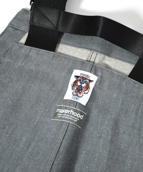 makerhood（メーカーフッド）の「【TRUNKZERO×makerhood】TZ ミリタリーサロペット（サロペット/オーバーオール・メンズ・ブラック/グレー・MEDIUM/LARGE）」の19枚目の写真