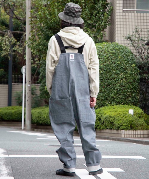 makerhood（メーカーフッド）の「【TRUNKZERO×makerhood】TZ ミリタリーサロペット（サロペット/オーバーオール・メンズ・ブラック/グレー・MEDIUM/LARGE）」の16枚目の写真