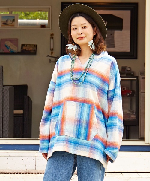 パーカー 「チャイハネ」南インド織り ソルサラパーカー レディース チャイハネ パーカー 「チャイハネ」南インド織り ソルサラ