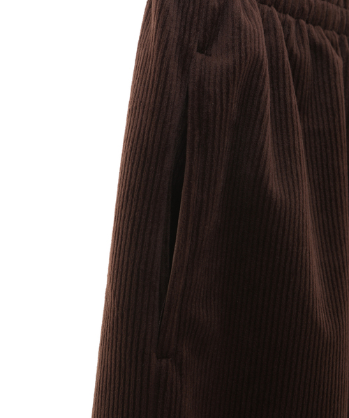 alcali(アルカリ)の「ベロアコールパンツ【取り扱い店舗限定】(その他パンツ・レディース・ブラウン/ブラック/ブルー・FREE)」の6枚目の写真