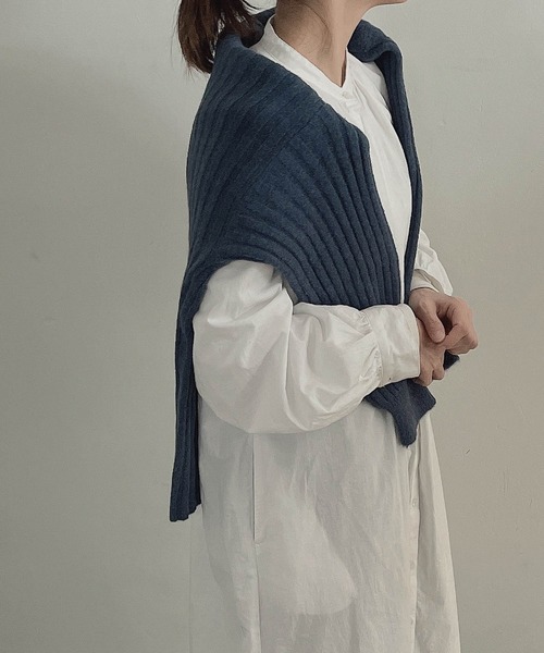 muure（ミュール）の「リブタートルニット（ニット/セーター・レディース・ブラック/ブラウン/アイボリー/ダークブルー・FREE）」の10枚目の写真