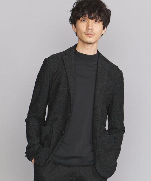 BEAUTY&YOUTH UNITED ARROWS(ビューティーアンドユースユナイテッドアローズ)の「BY ソフティー ツイル 2B ジャケット(テーラードジャケット・メンズ・ネイビー/ダークグレー・S/M/L/XL)」の1枚目の写真