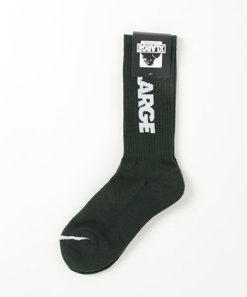 XLARGE(エクストララージ)の「STANDARD LOGO SOCKS(ソックス/靴下・メンズ・ホワイト/ブラック/ネイビー/グリーン・ONE SIZE)」の8枚目の写真