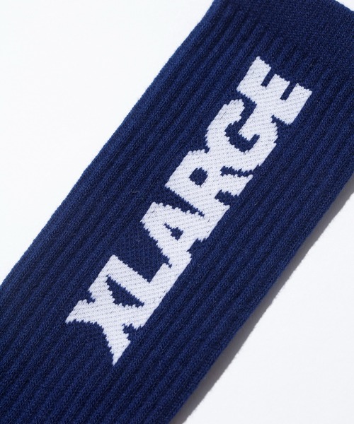 XLARGE(エクストララージ)の「STANDARD LOGO SOCKS(ソックス/靴下・メンズ・ホワイト/ブラック/ネイビー/グリーン・ONE SIZE)」の6枚目の写真