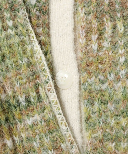 JEANASIS（ジーナシス）の「モヘアライクステッチコーディガン/262823（その他アウター・レディース・グリーン系その他/パープル系その他/グリーン系/ブラック系その他・FREE）」の12枚目の写真