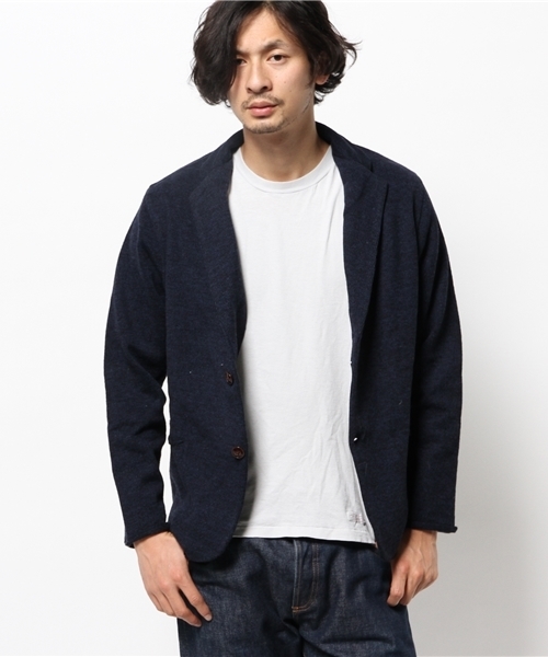 OUTLET（アウトレット）の「【Ciaopanic】ラベルニットカーディガン（ニット/セーター・メンズ・グレー/ネイビー・MEDIUM/LARGE）」の6枚目の写真
