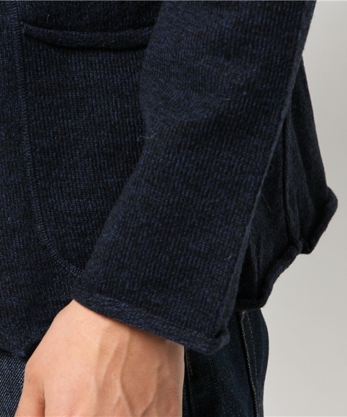 OUTLET（アウトレット）の「【Ciaopanic】ラベルニットカーディガン（ニット/セーター・メンズ・グレー/ネイビー・MEDIUM/LARGE）」の9枚目の写真