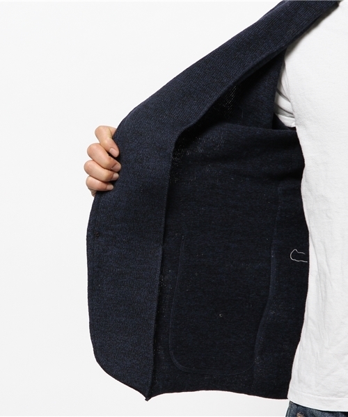 OUTLET（アウトレット）の「【Ciaopanic】ラベルニットカーディガン（ニット/セーター・メンズ・グレー/ネイビー・MEDIUM/LARGE）」の12枚目の写真