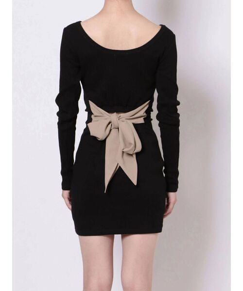 本物 激安 バックリボンテレコミニワンピース ワンピース Gyda ジェイダ のファッション 22年のクリスマス Arenatheatre Net