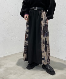 柄切り替えスカート【ZOZOTOWN限定アイテム】