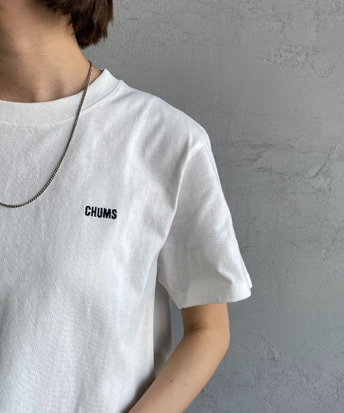 CHUMS（チャムス）の「[CHUMS/チャムス] 別注 サークルロゴバックプリントTシャツ（Tシャツ/カットソー・レディース・ホワイト/ブラック・S/M/L/XL/XXL）」の20枚目の写真