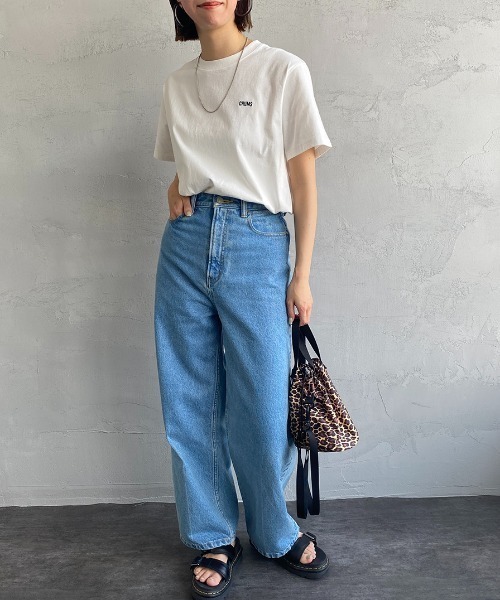 CHUMS（チャムス）の「[CHUMS/チャムス] 別注 サークルロゴバックプリントTシャツ（Tシャツ/カットソー・レディース・ホワイト/ブラック・S/M/L/XL/XXL）」の12枚目の写真