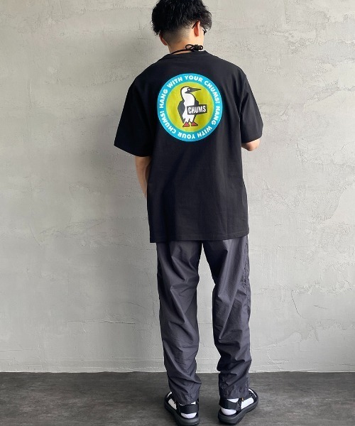 CHUMS（チャムス）の「[CHUMS/チャムス] 別注 サークルロゴバックプリントTシャツ（Tシャツ/カットソー・レディース・ホワイト/ブラック・S/M/L/XL/XXL）」の9枚目の写真