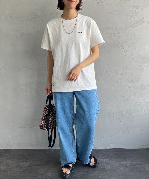 CHUMS（チャムス）の「[CHUMS/チャムス] 別注 サークルロゴバックプリントTシャツ（Tシャツ/カットソー・レディース・ホワイト/ブラック・S/M/L/XL/XXL）」の17枚目の写真