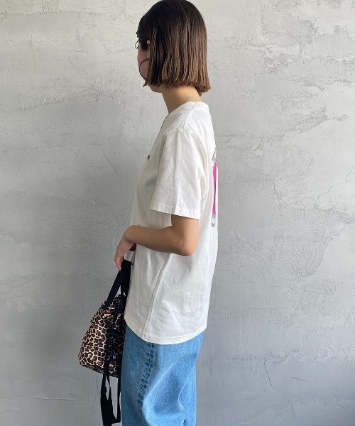 CHUMS（チャムス）の「[CHUMS/チャムス] 別注 サークルロゴバックプリントTシャツ（Tシャツ/カットソー・レディース・ホワイト/ブラック・S/M/L/XL/XXL）」の15枚目の写真