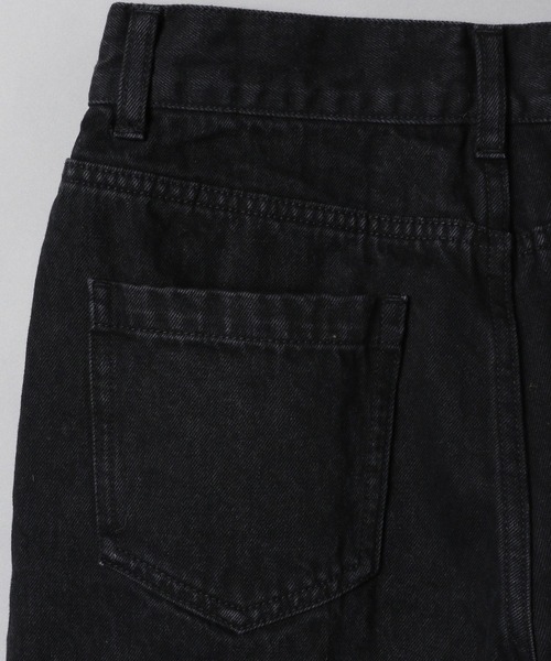JEANASIS（ジーナシス）の「サスティナブルクラッシュデニムショートパンツ/271928（デニムパンツ・レディース・ホワイト/ブラック・SMALL/MEDIUM）」の10枚目の写真