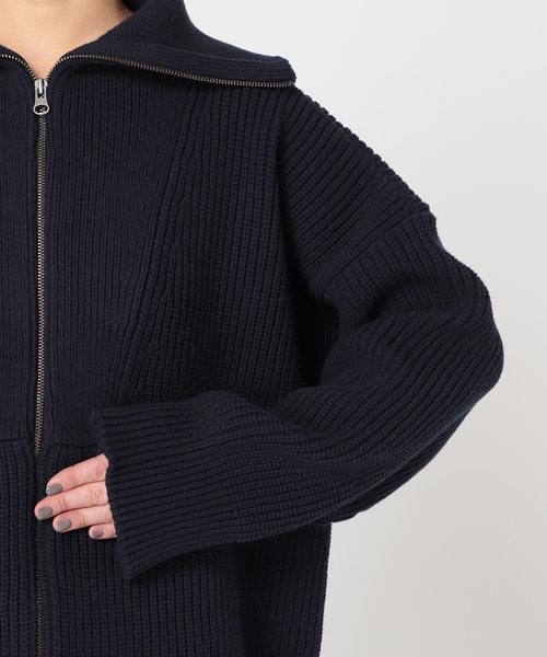 CITYSHOP（シティーショップ）の「ZIPUP CARDIGAN：ニット（ニット