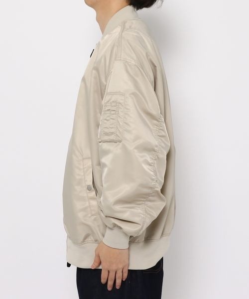 LOWRYS FARM（ローリーズファーム）の「ＭＡ－１　261656（MA-1・メンズ・アイボリー/グリーン・MEDIUM/LARGE）」の9枚目の写真