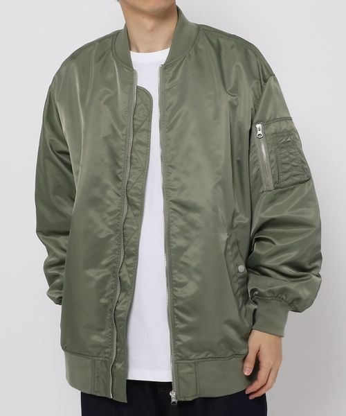 LOWRYS FARM（ローリーズファーム）の「ＭＡ－１　261656（MA-1・メンズ・アイボリー/グリーン・MEDIUM/LARGE）」の20枚目の写真