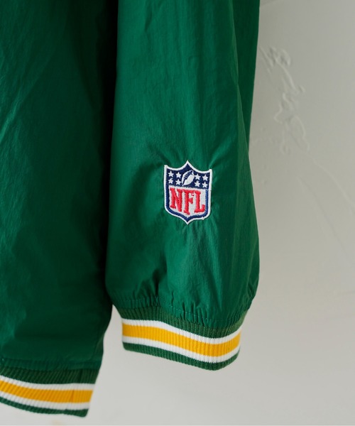 NFL（ナショナルフットボールリーグ　）の「NFLラインリブ布帛プルオーバー（シャツ/ブラウス・メンズ・ブラック/イエロー/グリーン・MEDIUM/LARGE）」の8枚目の写真