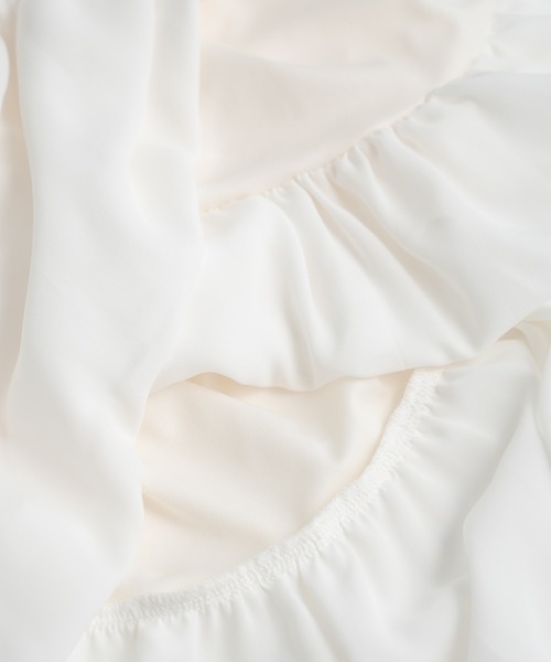 Ambre Neige(アンブルネージュ)の「ランダムティアードスカート/【WEB/EC限定商品】(スカート・レディース・オフホワイト/モカ・FREE)」の22枚目の写真