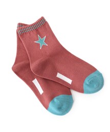 ◆ワンポイントスターショート丈ソックス