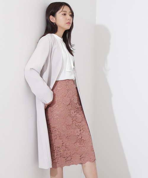 セール ノーカラーｖネックコート ノーカラーコート Natural Beauty Basic ナチュラルビューティーベーシック のファッション通販 Zozotown