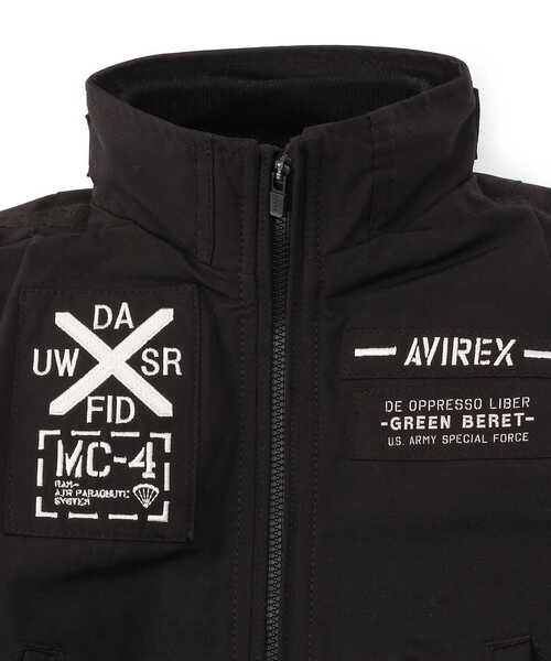 AVIREX（アヴィレックス）の「【KIDS/キッズ】SH MA-1 モディファイ ハロ / MA-1 MOD HALO / アヴィレックス / AVIREX（ブルゾン・キッズ・オレンジ/ブラック・130/140/120）」の4枚目の写真