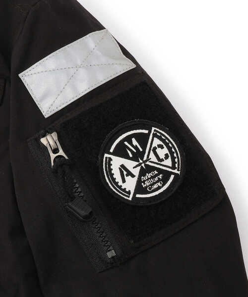 AVIREX（アヴィレックス）の「【KIDS/キッズ】SH MA-1 モディファイ ハロ / MA-1 MOD HALO / アヴィレックス / AVIREX（ブルゾン・キッズ・オレンジ/ブラック・130/140/120）」の8枚目の写真