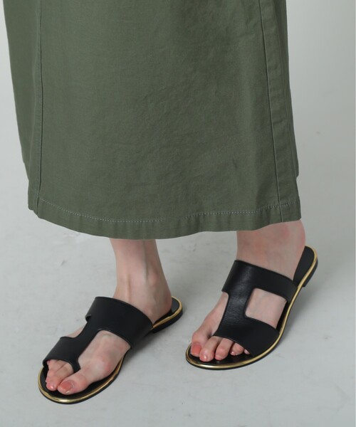 UNTITLED（アンタイトル）の「◆【コットン100％】ミリタリーバックサテン Aラインスカート＜マシンウォッシャブル＞（スカート・レディース・アイボリー/カーキ・03/01/48/46/00/42/44/02/04）」の10枚目の写真