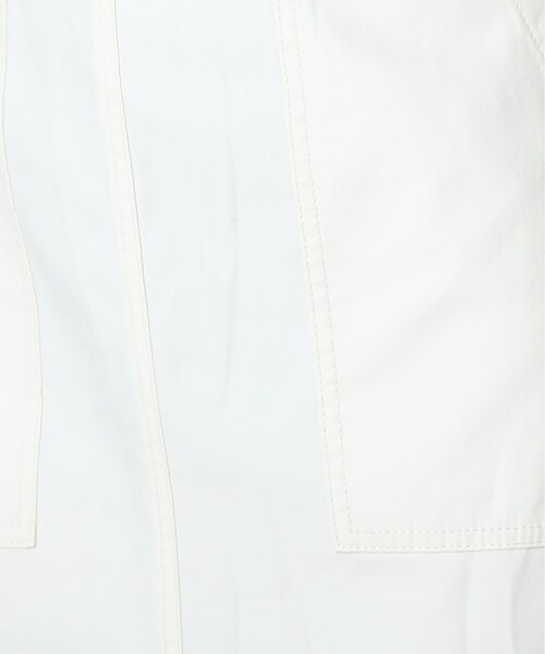 UNTITLED（アンタイトル）の「◆【コットン100％】ミリタリーバックサテン Aラインスカート＜マシンウォッシャブル＞（スカート・レディース・アイボリー/カーキ・03/01/48/46/00/42/44/02/04）」の16枚目の写真