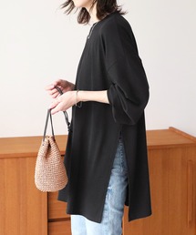 サイドロングスリットニットソーチュニック