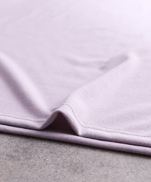 reca（レカ）の「サイドロングスリットニットソーチュニック（チュニック・レディース・ブラック/ラベンダー/ライトベージュ・FREE）」の18枚目の写真