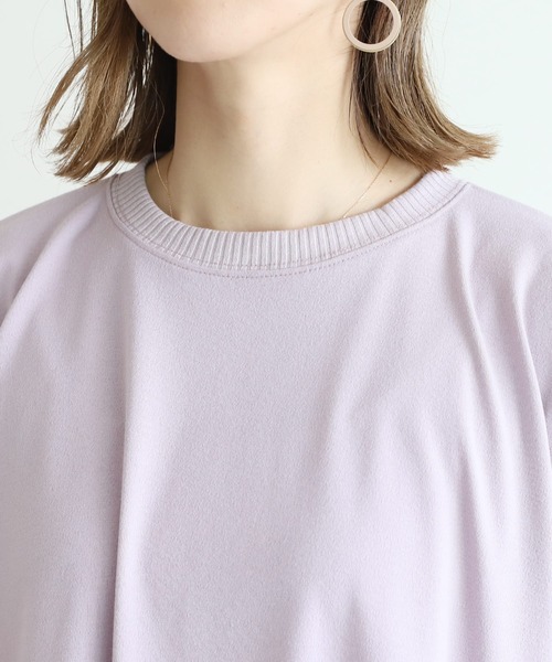 reca（レカ）の「サイドロングスリットニットソーチュニック（チュニック・レディース・ブラック/ラベンダー/ライトベージュ・FREE）」の19枚目の写真