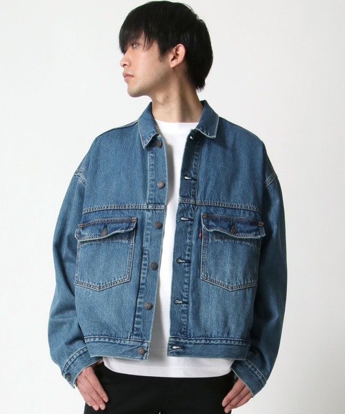 リーバイス　デニムジャケット　stay loose trucker 楽天市場】STAY LOOSE トラッカージャケット HANG LOOSE TRUCKER