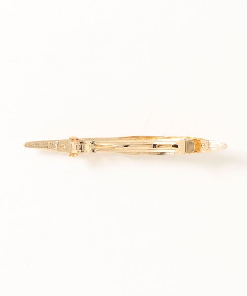 EDIT COLOGNE（エディットコロン）の「変形ゴールドバレッタ（バレッタ/ヘアクリップ・レディース・ゴールド・ﾌﾘ-）」の2枚目の写真