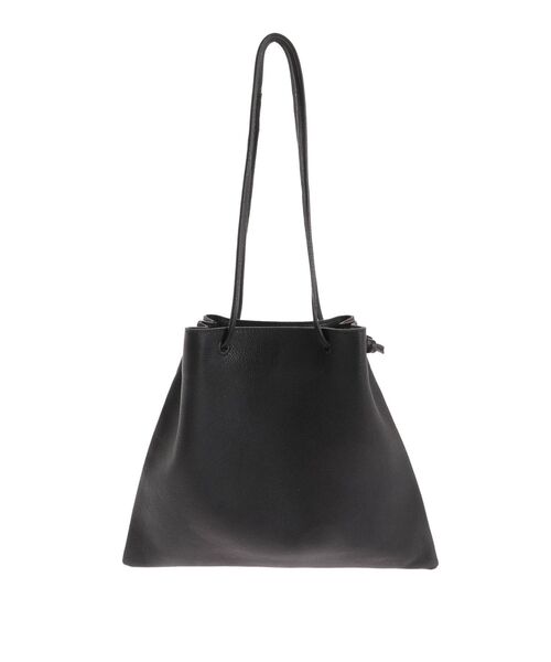 LAGUNAMOON（ラグナムーン）の「【JAMIRAY】レザー巾着BAG（ハンドバッグ・レディース・ブラック/ベージュ/アイボリー・FREE）」の2枚目の写真