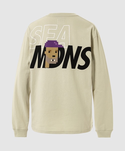 MADNESSの「MADNESS x WDS  L/S TEE  (Pocket)（Tシャツ/カットソー・メンズ・ブルー/クリーム/ネイビー系・SMALL/MEDIUM/LARGE/X-LARGE）」の7枚目の写真