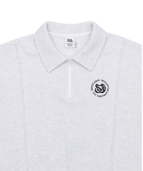SCULPTOR（スカルプター）の「Monogram Waffle Sweatshirt/モノグラムワッフルスウェットシャツ（スウェット・レディース・クリーム/ホワイト系その他・MEDIUM/LARGE）」の8枚目の写真