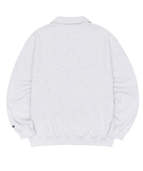 SCULPTOR（スカルプター）の「Monogram Waffle Sweatshirt/モノグラムワッフルスウェットシャツ（スウェット・レディース・クリーム/ホワイト系その他・MEDIUM/LARGE）」の7枚目の写真