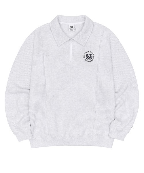 SCULPTOR（スカルプター）の「Monogram Waffle Sweatshirt/モノグラムワッフルスウェットシャツ（スウェット・レディース・クリーム/ホワイト系その他・MEDIUM/LARGE）」の6枚目の写真