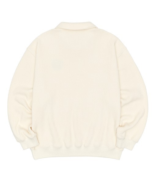 SCULPTOR（スカルプター）の「Monogram Waffle Sweatshirt/モノグラムワッフルスウェットシャツ（スウェット・レディース・クリーム/ホワイト系その他・MEDIUM/LARGE）」の13枚目の写真