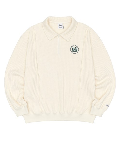 SCULPTOR（スカルプター）の「Monogram Waffle Sweatshirt/モノグラムワッフルスウェットシャツ（スウェット・レディース・クリーム/ホワイト系その他・MEDIUM/LARGE）」の12枚目の写真