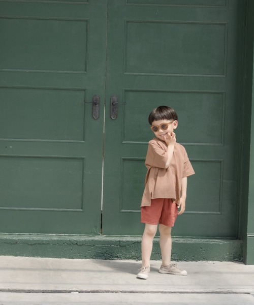 LOWRYS FARM（ローリーズファーム）の「コットンタックショートパンツ　266311（その他パンツ・キッズ・オレンジ/ブラック/グリーン系その他/ベージュ系その他/ブラウン系その他/グレー系その他・130cm/120cm/110cm/150cm/140cm）」の22枚目の写真